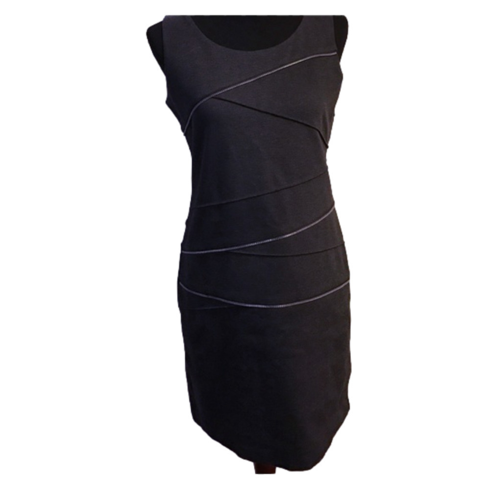 Michael by Michael Kors charcoal grey zipper dress 8. Business casual